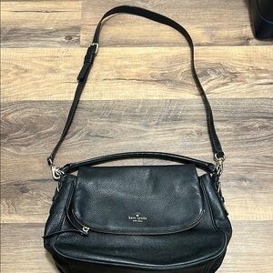 Kate Spade Black Leather Shoulder Bag